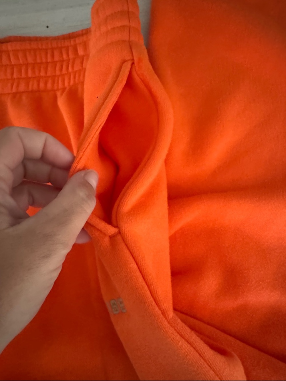 Tribe Kelley Butter Joggers Orange Highwaisted Size Medium - Picture 4 of 7